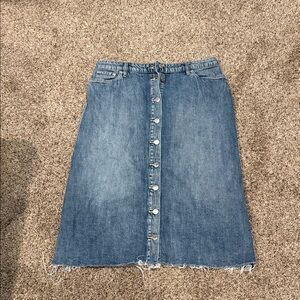 Ralph Lauren size 10 Blue Denim A-Line Skirt